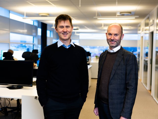 Odd Sverre Østlie (Venstre) Tom Erik Moe (høyre)