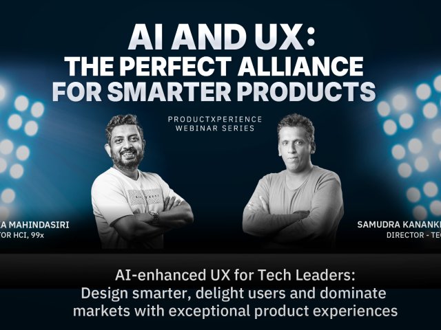 AI & UX The perfect alliance for smarter products ProductXperience - Webinar Series AI & UX The perfect alliance for smarter products ProductXperience - Webinar Series