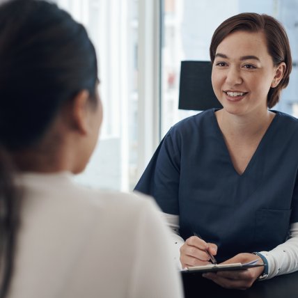 discussion with doctor discussion with doctor