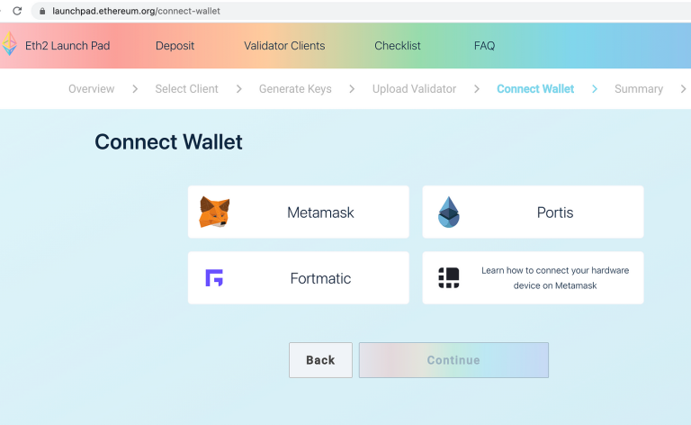 Connect your preferred wallet