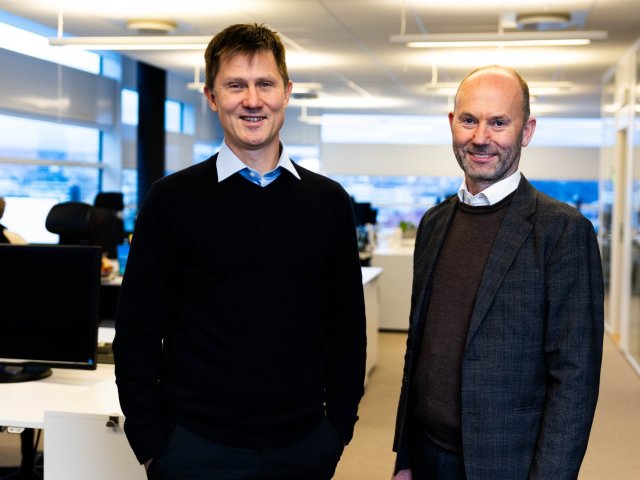 Odd Sverre Østlie (Venstre) Tom Erik Moe (høyre)